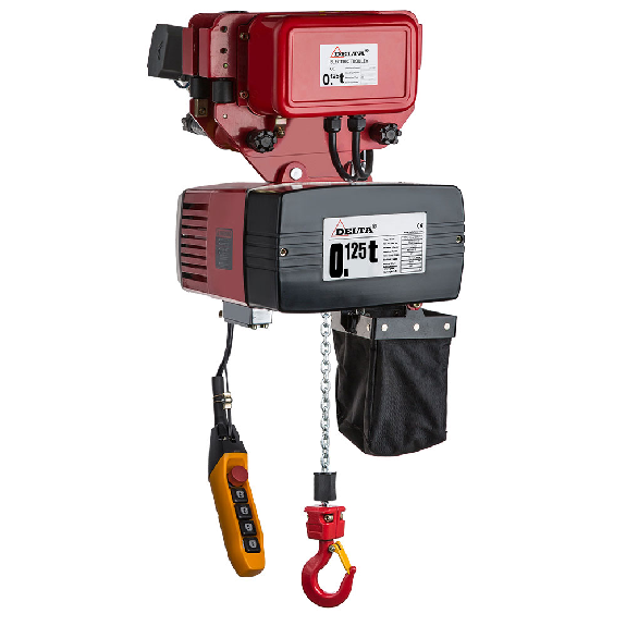 DELTA Premium Elektrischer Kettenzug Typ DED Tragkraft 0,125t Hubhöhe 10m-Beschreibung lesen