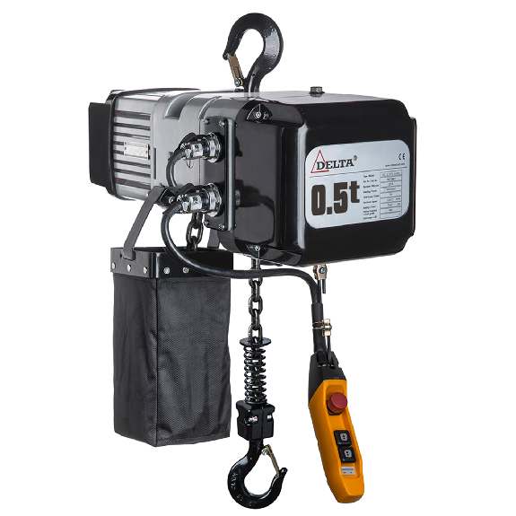 Elektrischer Kettenzug 400V, 0,5t, 6m, 2 Geschwindigkeiten-Beschreibung lesen