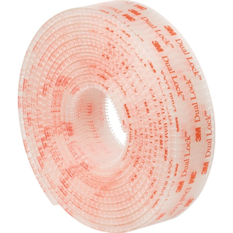 Fermeture par pression translucide 2,5 m x 25 mm-Lire la description
