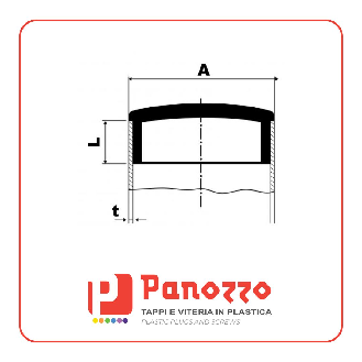 TAPPO COPRITESTA NERO 18X18-1.2 mm PER TUBI QUADRATI - Il prezzo viene calcolato su multipli di 60 pz.-Leggi tutto