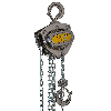 DELTA INOX Edelstahl Stirnradkettenzug mit Edelstahl Last- und Handkette Tragkraft 0,5t Hubhöhe 3m