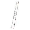 Schiebeleiter mit Einhängehaken 2x8 Sprossen