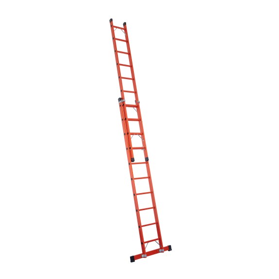 Iller Vollkunststoff Schiebeleiter 2x10 Sprossen-Beschreibung lesen