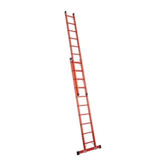 Iller Vollkunststoff Schiebeleiter 2x12 Sprossen-Beschreibung lesen
