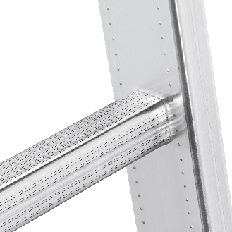 Hailo Sprossenschiebeleiter S120 Pro mit innovativen 3 Dreh-Stufen mit großer Standfläche 3x12 Sprossen-Beschreibung lesen