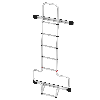 Frankana Deluxe DJ Ducato von Fiamma Heckleiter Wohnmobilleiter 6 Stufen