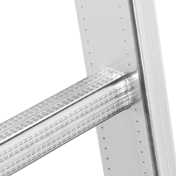 Hailo Sprossenschiebeleiter S110 Pro mit innovativen 3 Dreh-Stufen mit großer Standfläche 2x12 Sprossen-Beschreibung lesen