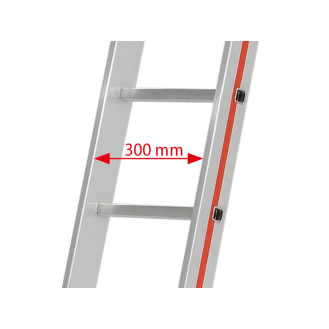 Hymer Schiebeleiter mit gebogener Traverse 2x6 Sprossen-Beschreibung lesen