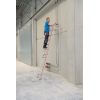 Hymer Schiebeleiter mit gebogener Traverse 2x6 Sprossen