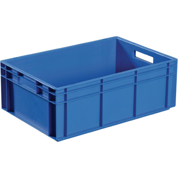 Transportstapelbehälter L600xB400xH340mm blau PP Durchfassgriff Seitenw Transportstapelbehälter L600xB400xH340mm blau PP Durchfassgriff Seitenw-Beschreibung lesen