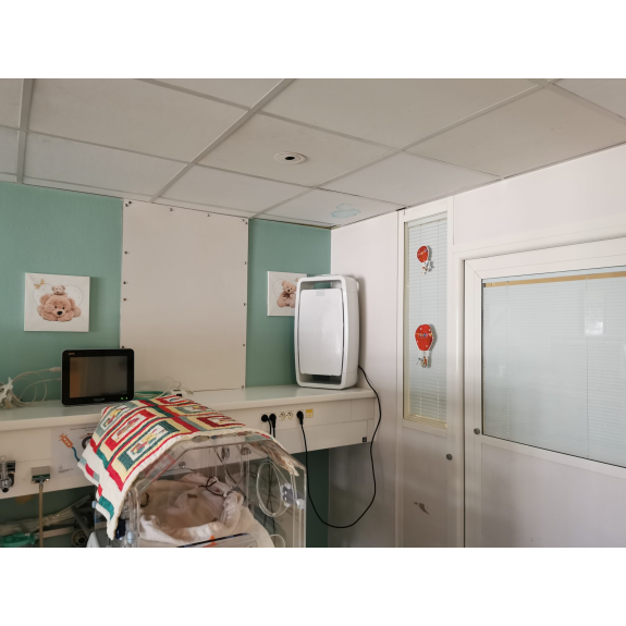 Professioneller Luftreiniger EOLISAirManager1200  HEPAH13-Filter, Aktivkohle & UVC - bis zu 550m³/h - hergestellt in Frankreich-Beschreibung lesen