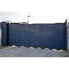 Portail coulissant industriel galvanisé plastifié L6000 H1500 manuel