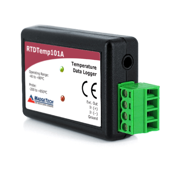 Enregistreur de données de température avec sonde RTD-Lire la description