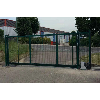 Portail coulissant industriel grillagé L3000 H1250 manuel