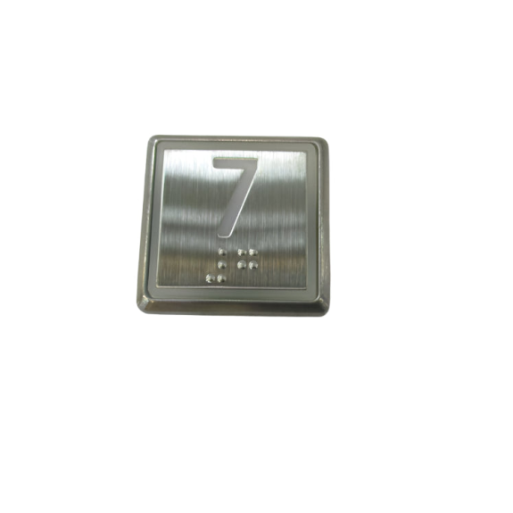 Panneau de commande encastré blanc avec symbole 7-Lire la description