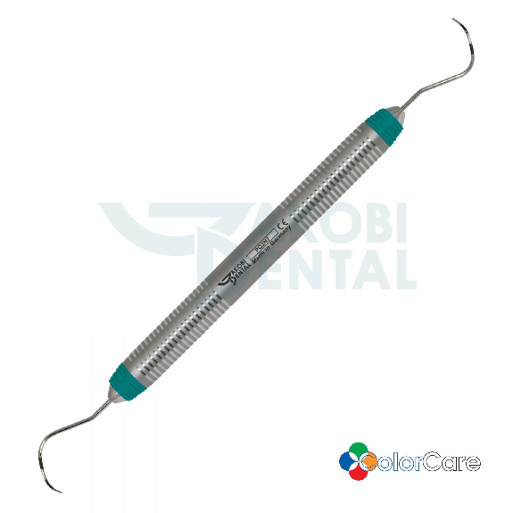 Sonda di furcazione con marcatura 3-6-9-12mm e manico ColorCare-Leggi tutto