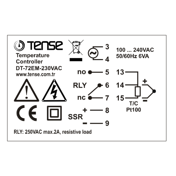Controlador de temperatura PID para montaje en panel-Leer más