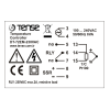 Controlador de temperatura PID para montaje en panel