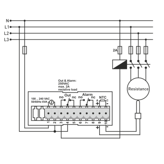 Regulador de temperatura ON-OFF para montaje en panel-Leer más