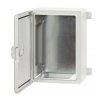 Porta in plastica grigia per quadro elettrico IP65 200x300x130mm