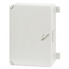 Porta in plastica grigia per quadro elettrico IP65 200x300x130mm