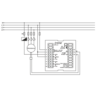 Controlador de temperatura PID con temporizador para montaje en panel-Leer más