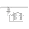 Controlador de temperatura PID con temporizador para montaje en panel