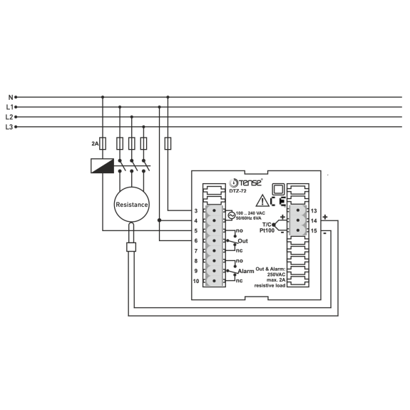 Controlador de temperatura PID con temporizador para montaje en panel-Leer más