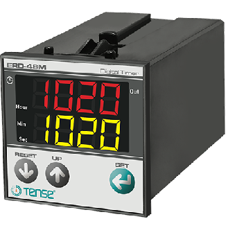 Relè temporizzato multifunzione con display LED 48 mm x 48 mm-Leggi tutto
