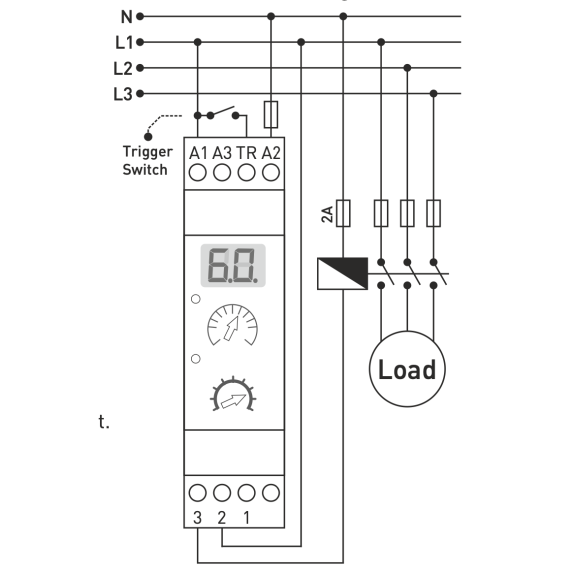 Relè temporizzato on/off 24V AC/DC, 230V AC-Leggi tutto
