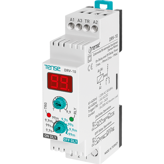 Relè temporizzato on/off 24V AC/DC, 230V AC-Leggi tutto