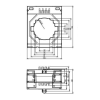 Transformateur de courant 1600/5 A, 80 mm, classe 0,5 S, 20 VA