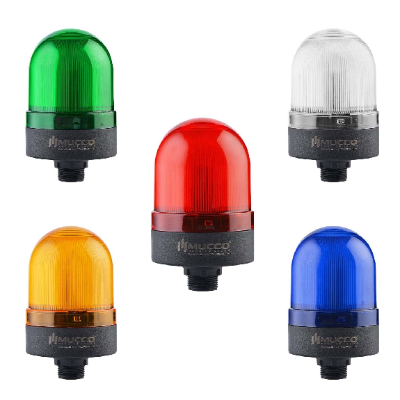 Segnalatore luminoso con cicalino, ø70 mm, 40-250 V AC/DC-Leggi tutto