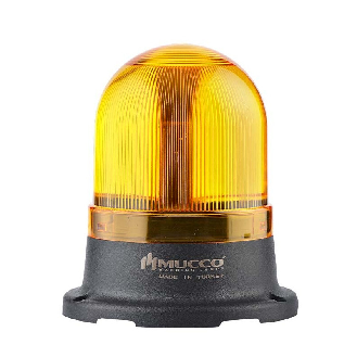 Universelles Drehlicht mit Tonsignal, 12-24 V, gelb-Beschreibung lesen