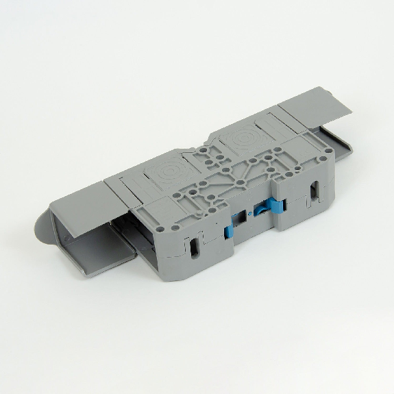 Morsetto di connessione a vite 120 mm² per guida DIN con coperchio protettivo-Leggi tutto