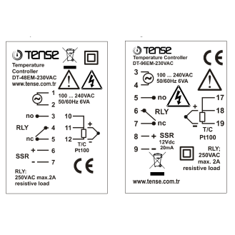 Controlador de temperatura PID para montaje en panel-Leer más