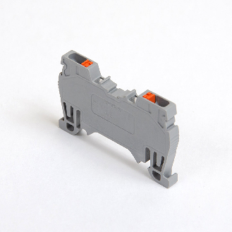 Morsetto a molla per guida DIN, 1,5 mm², 2 fili, grigio-Leggi tutto