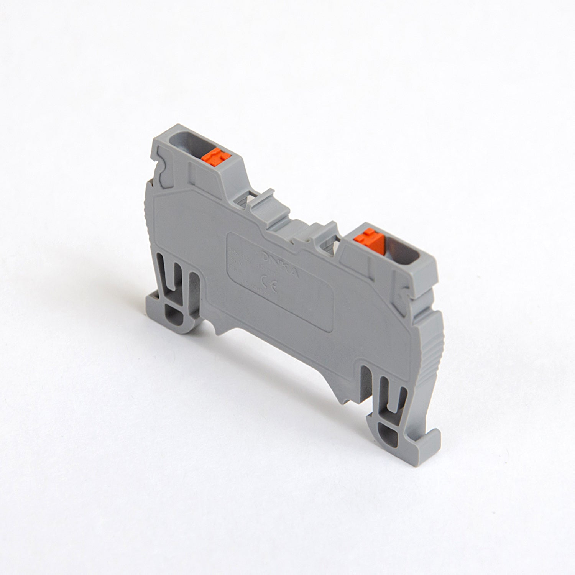 Morsetto a molla per guida DIN, 1,5 mm², 2 fili, grigio-Leggi tutto
