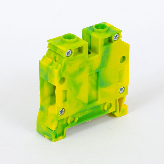 Morsetto di connessione a vite per guida DIN 35 mm², 2 fili, grigio-Leggi tutto