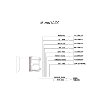 Claxon de advertencia vocal 40-260V AC/DC-Leer más