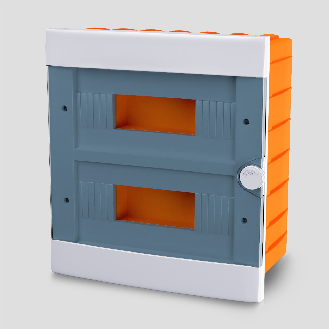 Cuadro modular empotrado 24 MOD, puerta transparente IP40-Leer más