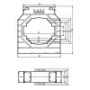 Transformateur de courant 2000/5A 100mm classe 0.5S 30VA
