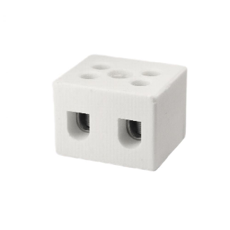 Connettore a 2 fili 0,75-1,5 mm² in steatite-Leggi tutto