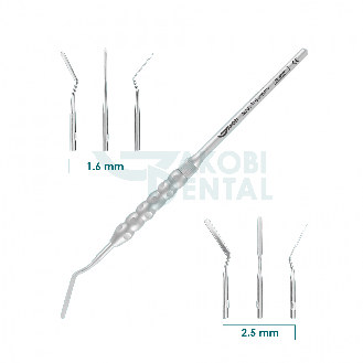 Inserto periotomo curvo in acciaio inossidabile 1.6mm-Leggi tutto