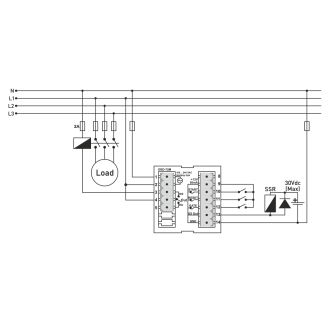 Relè temporizzato multifunzione con display LED 96 mm x 96 mm-Leggi tutto