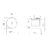 Gyrophare avec buzzer, ø90mm, 85-250V AC/DC, rouge