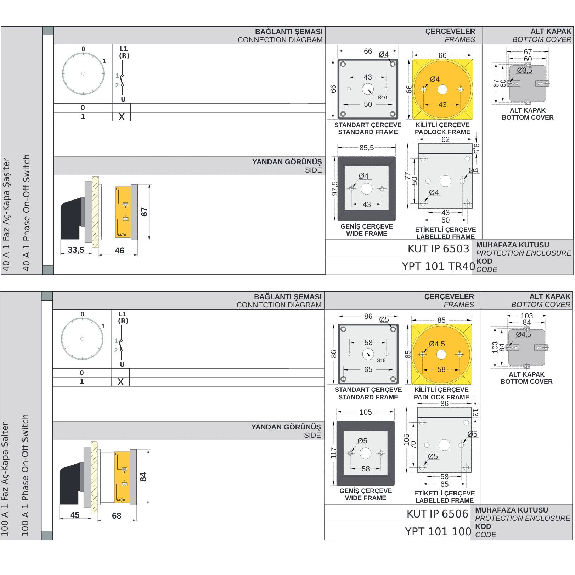 Interruptor rotativo 10A 1 polo-Leer más