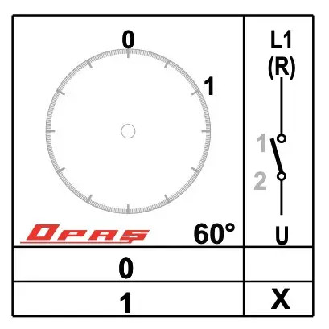 Interruptor rotativo 10A 1 polo-Leer más