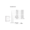 Clacson di avvertimento robusto 40-260 V CA/CC