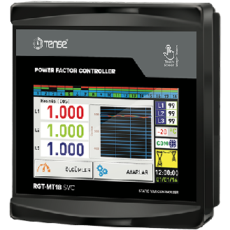 Controlador de potencia reactiva de 18 niveles con RS485 ModBus-Leer más